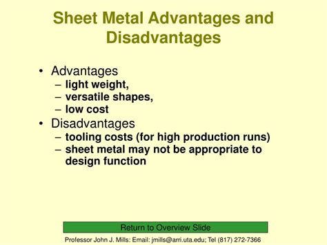 disadvantages of sheet metal|sheet metal parts disadvantages.